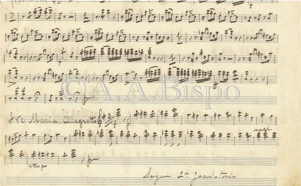 Ave Maria da Novena da Gloria de G. Giannini, Rio de Janeiro, séc. XIX.Acervo A.A.Bispo. Acervo A.A.Bispo. Copyright